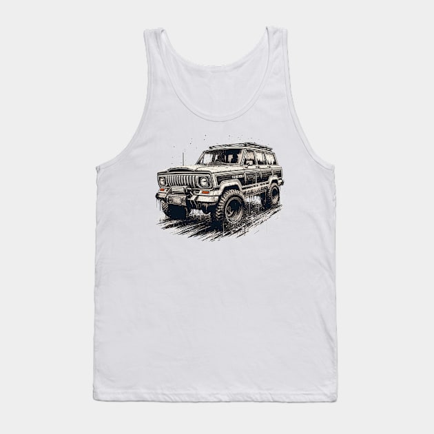 Jeep Wagoneer Tank Top by Vehicles-Art